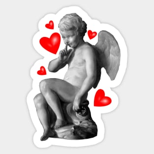 Eros or Cupid Angel of Love in Mythology Sticker